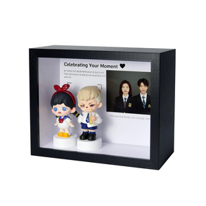 Handmade tùy chỉnh 10-inch MDF gỗ khung ảnh độc đáo rỗng bóng hộp hiển thị trường hợp 6cm chiều sâu DIY 6x8 <span class=keywords><strong>8x10</strong></span> cho trang trí nội thất - Product Image 6