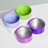 RTS Wholesale Boîte à gâteau en fer blanc de qualité alimentaire avec fenêtre Emballage en étain personnalisé avec votre propre logo