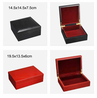 Boîte rectangulaire en bois de luxe faite à la main par WanuoCraft, en pin, paulownia, MDF, hêtre, érable, noyer, acacia, bambou, charnière en métal