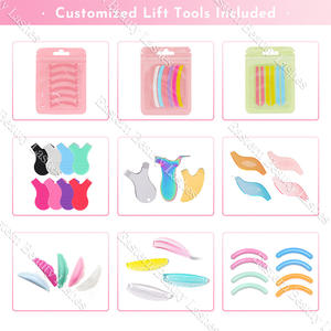 Kit de rehaussement de cils et teinture coréen professionnel sous marque privée avec accessoires pour sourcils et cils - Product Image 6