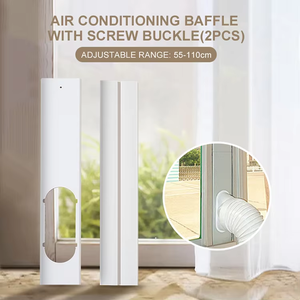 Meilleures ventes : Plaque <span class=keywords><strong>de</strong></span> <span class=keywords><strong>fenêtre</strong></span> télescopique à deux sections avec boucle <span class=keywords><strong>de</strong></span> serrage pour climatiseur mobile 55-110 cm - Product Image 3