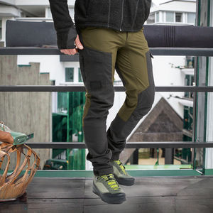 กางเกงลำลองผู้ชายสีเงินเงาคุณภาพสูงปี 2026 ขายดี น้ำหนักเบา ผลิตจากผ้าขนสัตว์ เอวยางยืด ความหนาปานกลาง ย้อมสีพื้น - Product Image 3