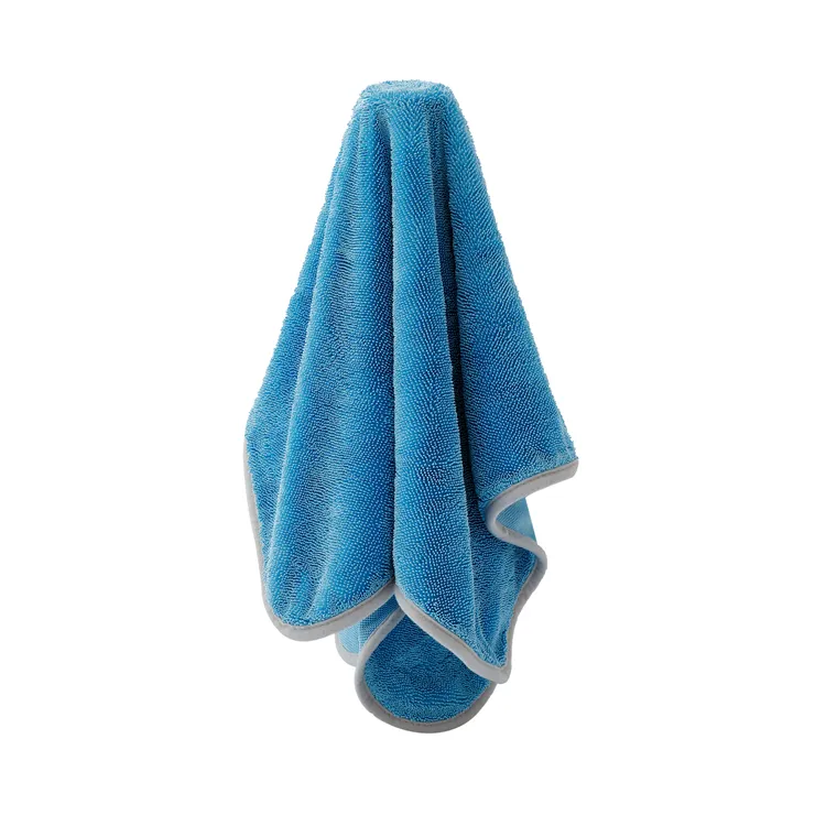 80%Polyester 20%Polyamide Absorbent Twist Loop Car Washing Cleaning Drying Microfiber Towel