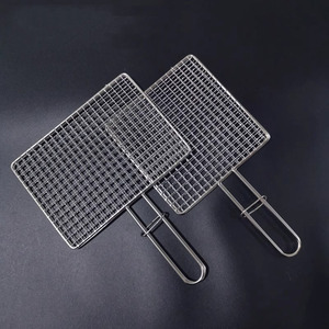 Pince de cuisson pour barbecue en acier inoxydable, pince à poisson renforcée, plaque à mailles épaissies, accessoire de barbecue - Product Image 6