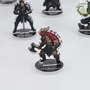 Set de 9 Miniaturas Acrílicas de <span class=keywords><strong>Anime</strong></span> OEM ODM, Figuras de Personajes de Fantasía RPG, Dungeons & Dragons, Pathfinder - Product Image 4