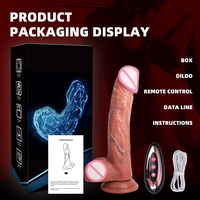 Super starke Teleskop heizung Große realistische riesige Dildo Vibrator Spielzeug für Frauen Masturbation Xxl Dildos pro Donna