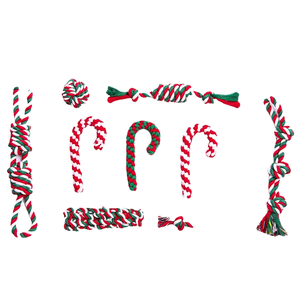 Beste ontwerp duurzame milieuvriendelijke polyester touw kerst hondenspeelgoed sets groothandel seksspeeltjes voor honden - Product Image 4