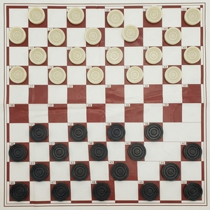 <span class=keywords><strong>Jeu</strong></span> de Dames 10x10, 100 Pions, 35mm, en Résine Marron et Blanche, Grandes Pièces, pour Tournoi Professionnel, École, Club, Boîte Portable, Kit de <span class=keywords><strong>Jeu</strong></span> - Product Image 4