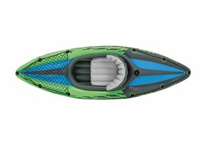 OEM 68306 Kayak Gonfiabile Rinforzato e Barca da <span class=keywords><strong>Pesca</strong></span> Singola o Doppia con Scafo per 1 Persona, Gommone Resistente - Product Image 2