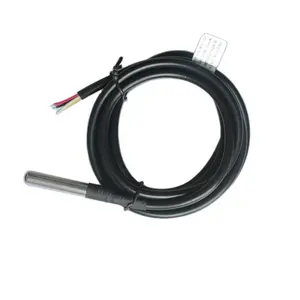 Горячая Распродажа, черный кабель, датчик температуры DS28EA00