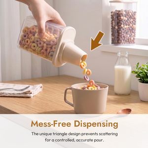 Modern Design Injection Molded Sustainable Kitchen Storage Box Sealed Food-Grade PP <b>Plastic</b> <b>Square</b> Multifunction Dry Goods Jar - Product Image 5