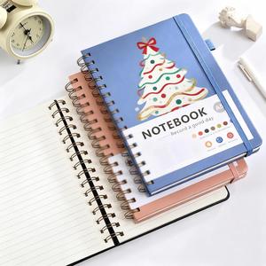 Hot Sale A5 Spiral Student <b>Notebook</b> Composition Journal Preppy Style Christmas Cover <b>Notebook</b> - Product Image 2