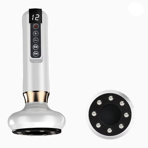 Masajeador de ventosas con succión al vacío, Gua Sha, anticelulítico, dispositivo de raspado para belleza y salud, masajeador adelgazante con calor infrarrojo - Product Image 1