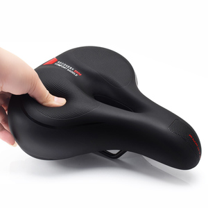 <span class=keywords><strong>Selle</strong></span> de Vélo <span class=keywords><strong>VTT</strong></span> Ventilée Moelleuse Confortable Siège de Vélo de Route <span class=keywords><strong>VTT</strong></span> en Cuir Pièces de Vélo - Product Image 3