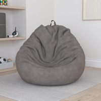 Sillón Moderno Tipo Puff Caterpillar con Funda Extraíble y Lavable, de Pana Suave, con Gran Espacio de Almacenamiento para Juguetes, Ideal para Niños