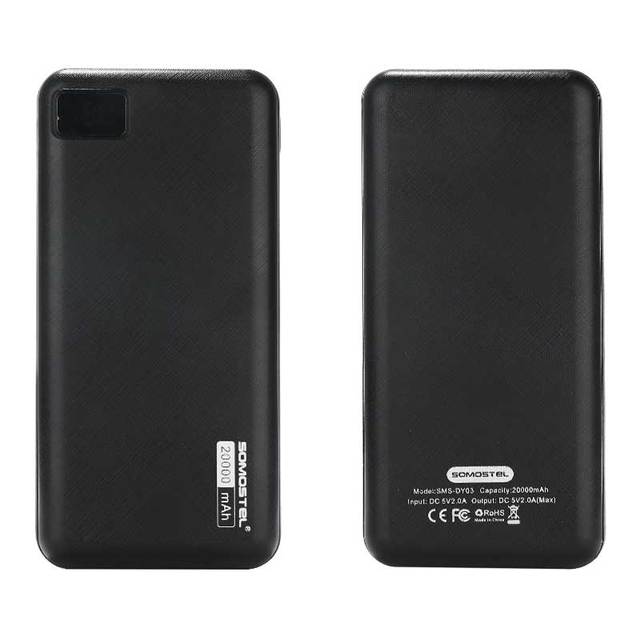Chargers Batteries Power Supplies 20000mah Power Bank  2 USB Charger Port LED Digital Display Power Station for Samsung Xiaomi
