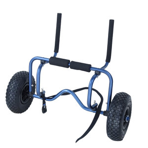 <span class=keywords><strong>Chariot</strong></span> de plage pliable en acier inoxydable argenté, <span class=keywords><strong>chariot</strong></span> portable pliable pour bateau, <span class=keywords><strong>kayak</strong></span>, SUP, pliable - Product Image 5