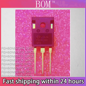 5-10PCS/LOT FGH60N60SFD FGH60N60UFD FGH60N60SMD TO-247 FGH60N60 TO3P 600V 60A TO-3P Tubo de efecto de campo <span class=keywords><strong>triodo</strong></span> IGBT - Product Image 1