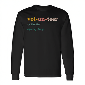 T-shirt à manches longues Volunteer Agent Of Change Definition - Product Image 2