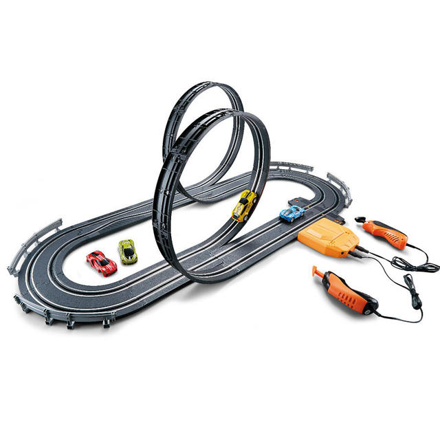 New 1/64 High Speed Remote Control Track Toys With Cars Electric Rail Track Toys Kids Funny Toys