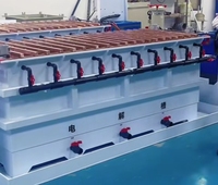 Machine de raffinage électrolytique du cuivre pour la production de cuivre cathodique |   Capacité de 100 kg/jour, pureté de 99,99 %, 380 V/400 V, puissance de 10 kW