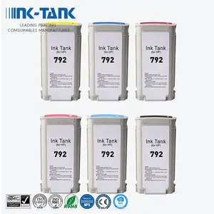 INK-TANK 792 Premium için renk uyumlu mürekkep kartuşu HP792 HP lateks Designjet L26500 yazıcı