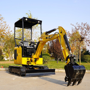 Mini-excavatrice télécommandée EZ C22 jaune avec système de surveillance pour les fouilles archéologiques - Product Image 2