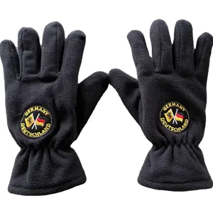 Custom Winter double-layer keep warmer football teams fans polar fleece gloves for man and women