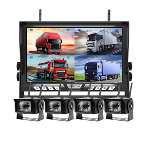 Wireless Rear View <b>Camera</b> Waterproof Backup Night Vision 10.1'' Monitor for Truck Bus Trailer Lorry 12V 24V Wireless-10.1-x38-4- - Product Image 1