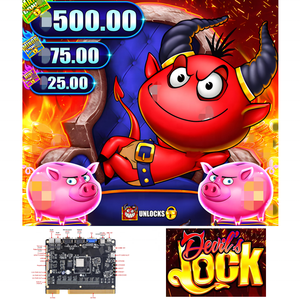 Carte de jeu verticale Devil Lock pour jeux d'adresse, carte PCB de jeu d'adresse standard, prix usine pour machine de jeu d'arcade à monnayeur - Product Image 2