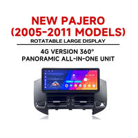 Radio Portátil para Auto KZS con DSP, Carplay Inalámbrico, RGB y Audio de Alta Resolución para Mitsubishi Pajero 2005-2011