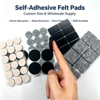 Coussinets de protection auto-adhésifs en mousse EVA pour pieds de chaise, anti-bruit, anti-dérapants et anti-rayures