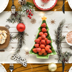 Khuyến mại nóng bán giá rẻ giá Linen bảng <span class=keywords><strong>Runner</strong></span> phong cách hiện đại giáng sinh ăn trang trí tùy chỉnh bảng <span class=keywords><strong>Runner</strong></span> và placemat - Product Image 3