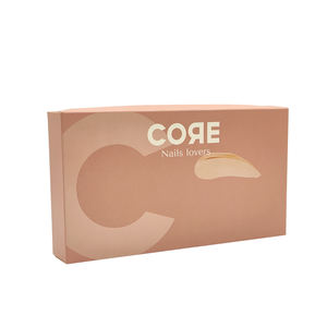 Cajas Para embalaje papel de crafts กล่องกระดาษเคลือบของขวัญรีไซเคิลกล่องกระดาษเปล่าปั๊มแบบกำหนดเองบนกล่องบรรจุภัณฑ์เล็บ - Product Image 2