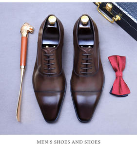 Nuevos Zapatos Oxford de Cuero para Hombre, Estilo Británico Casual de Lujo, Hechos a Mano, Transpirables, Antideslizantes, Ideales para Bodas y Eventos Profesionales - Product Image 3