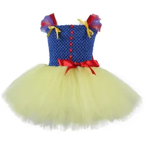 Le ragazze vestono la principessa bianca come la neve costumi per TV e film Cosplay per feste per ragazze - Product Image 1