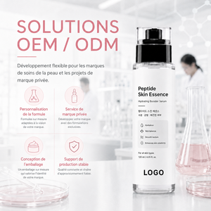 Formule booster à 6 peptides de haute qualité, hydratation rapide, amélioration de la texture rugueuse, uniformisation du teint, essence à l'acide hyaluronique GHK-Cu - Product Image 3