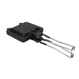 Machine à sandwich chaude avec poignée Poêle grillée antiadhésive pour pique-niques en plein air Poêle Camping Cuisine <span class=keywords><strong>Presse</strong></span> Pan - Product Image 4