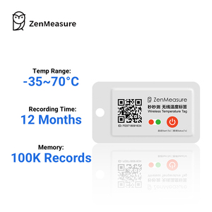 Registrador de Datos de Temperatura Inalámbrico con Exportación a <span class=keywords><strong>PDF</strong></span> para Aplicaciones, para Transporte de Reactivos Biológicos, Monitoreo de Cadena de Frío OEM/ODM, ABS - Product Image 2