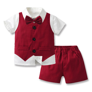 Bộ quần áo trẻ em bé trai, bộ đồ bé trai 6-9 tháng tuổi, quần áo trẻ sơ sinh, bộ vest bé trai - Product Image 4