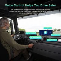 Portátil 10,26 ''HD IPS Pantalla táctil Estéreo para automóvil Navegación inalámbrica universal Control de voz Compatible con Apple Cars USB TV