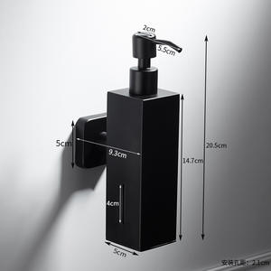 ที่กดสบู่แบบ304ติดผนังทำจากสเตนเลสสตีลพร้อมสกรูหรูหราสำหรับโรงแรมบ้านห้องน้ำ - Product Image 2