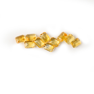 Bán buôn Chất lượng cao Đá Tự Nhiên <span class=keywords><strong>Citrine</strong></span> lỏng đá quý <span class=keywords><strong>Octagon</strong></span> Cắt mặt đánh bóng đá đối với trang sức làm - Product Image 4