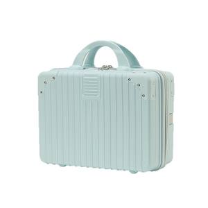 Estuche Cosmético Mini Rosa Sólido con Cierre de Cremallera, Ligero, Duradero, Diseño con Remaches, para Viaje 2023 - Product Image 5