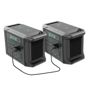 2023 eu market popular portable electric power station system with solar panel for camping