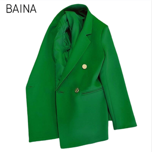 Blazer court élégant pour femme, style coréen, pour le bureau, hiver 2026, grande taille, couleur unie, manteau décontracté - Product Image 4