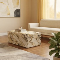 Table basse KINGS-WING en Calacatta Viola naturel, vente en gros, table d'appoint sur mesure, mobilier personnalisé, table à thé pour salon
