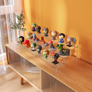 ชั้นวางอะคริลิคใสแบบหลายชั้นสำหรับฟิกเกอร์ Pop Mart Blind Box และตุ๊กตาเลโก้ ดีไซน์เรียบง่ายทันสมัย - Product Image 3