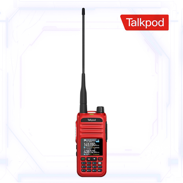A36plus Portable Handheld Two-Way Ham for Radio UHF/VHF/AM/FM Long Range Receiver with Color Display for Adults
