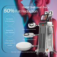 Appareil de remodelage corporel EMS Renasculpt non invasif 15 Tesla à 4 poignées pour le renforcement musculaire et le lifting des fessiers